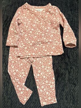 Carter's Dusty Pink Floral Two-Piece Pajama Set